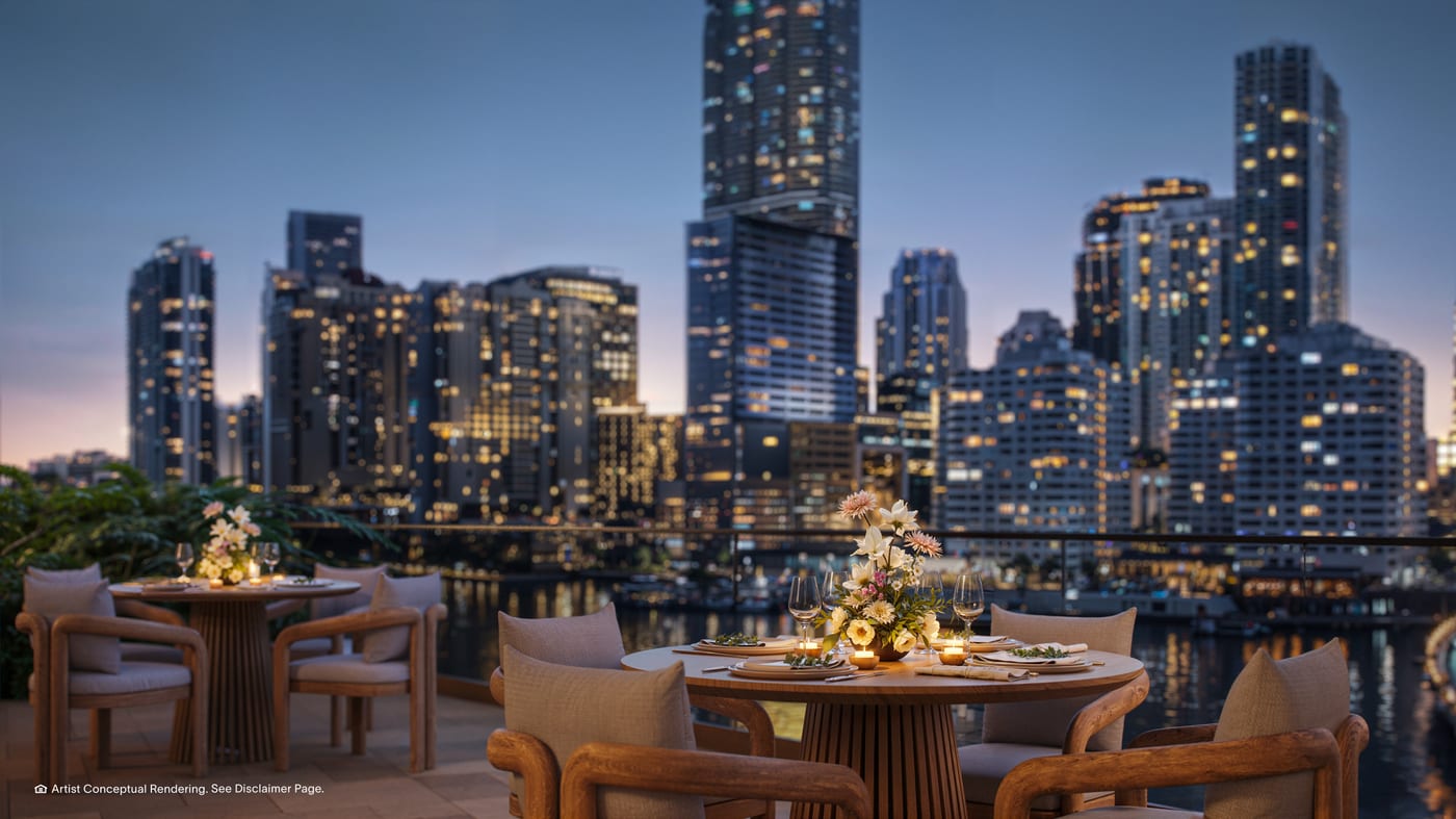 All-day dining, skyline seating