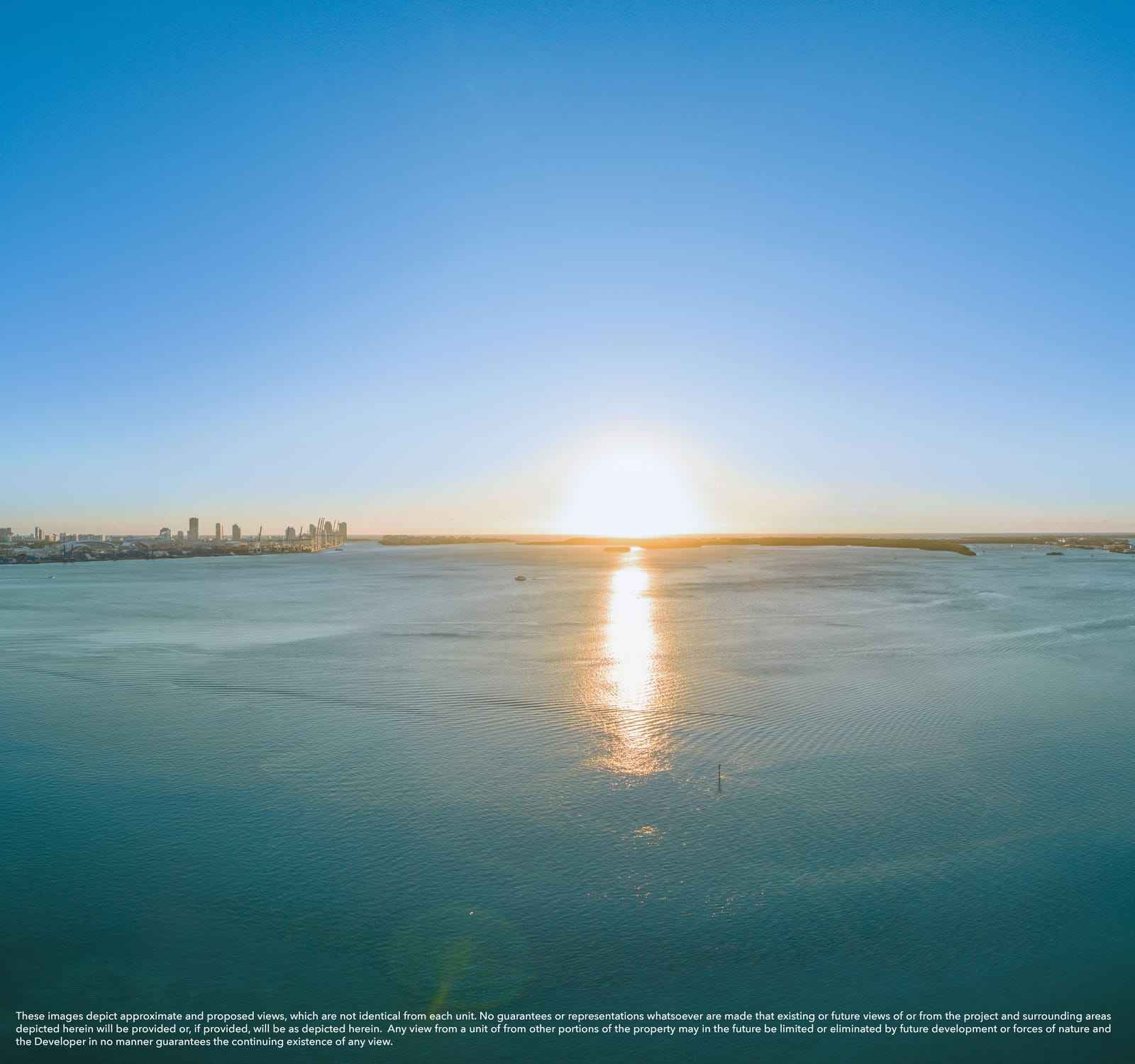 Floor 20 sunrise view, South Tower residence