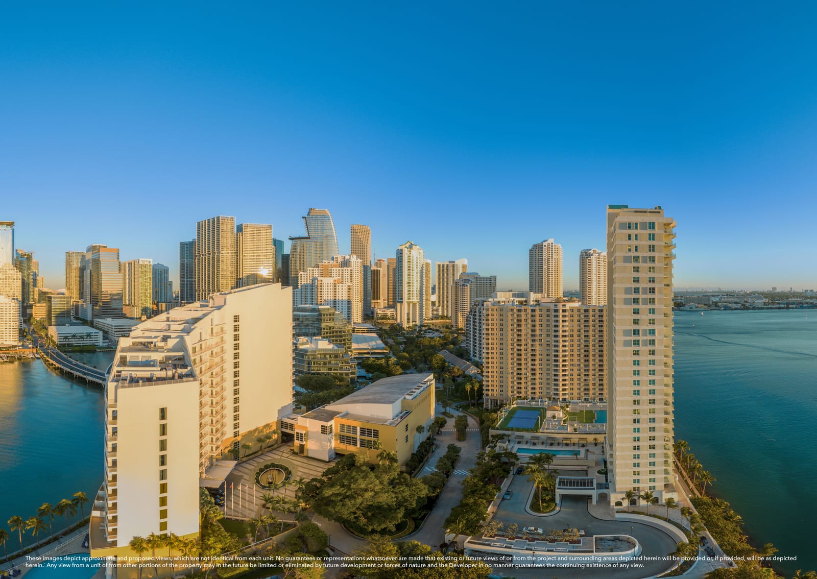Floor 20 sunrise view, South Tower residence