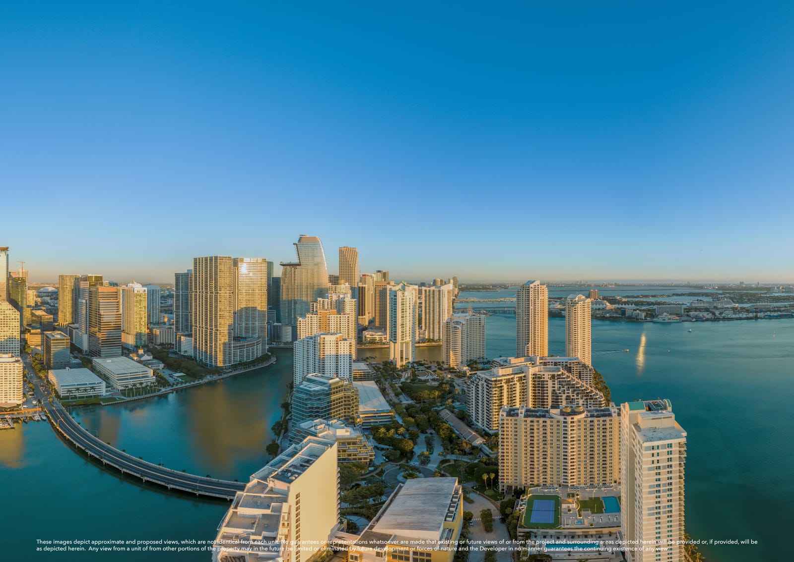 Floor 40 sunrise view, South Tower residence