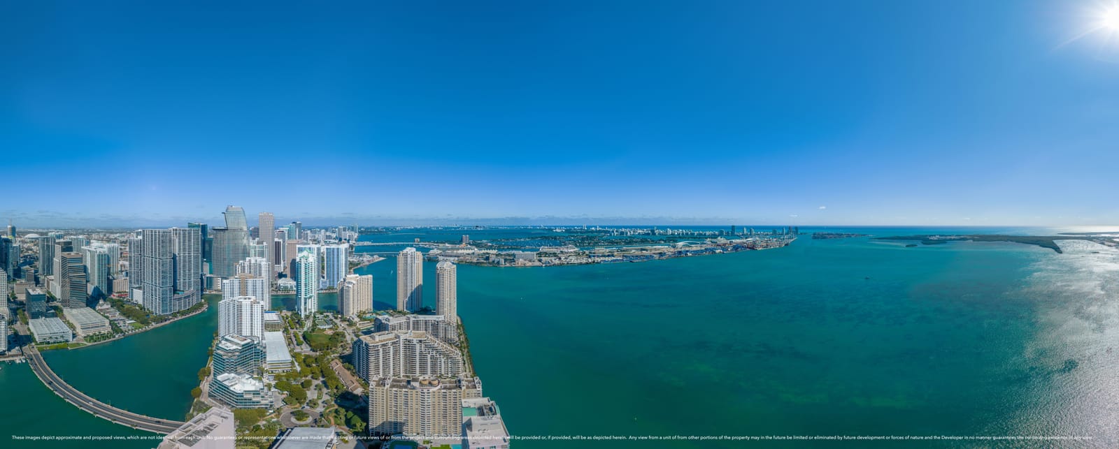 Floor 53 day view, South Tower residence