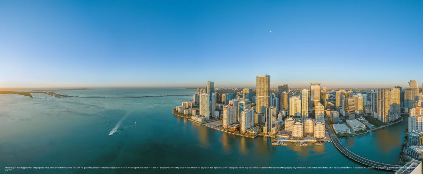 Floor 53 sunrise view, South Tower residence